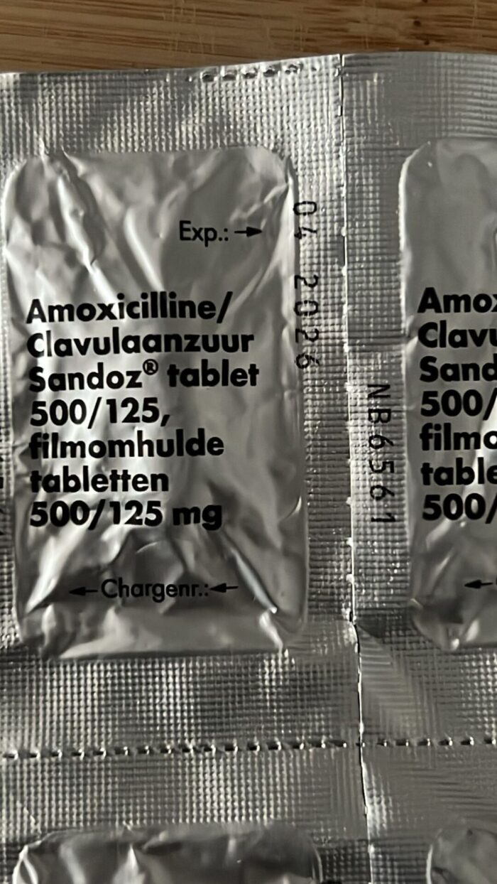 Amoxicilline Clavulaanzuur Sandoz 500/125 mg - Soa pil